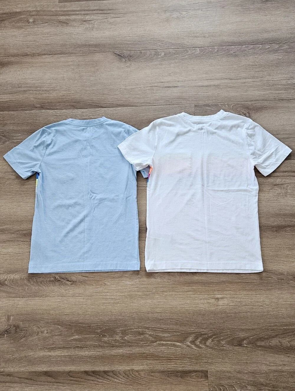 Hurley Kids Short Sleeve Tee Light Blue and White Stripes Size M - Set Of 2